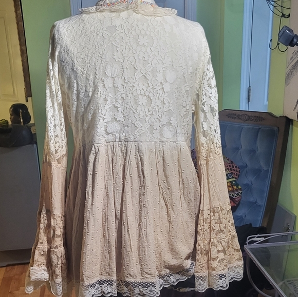 BOHO Chic Embellished Lace Top by Beatnik Philosophy - Picture 5 of 6